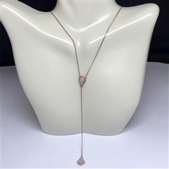 Kendra Scott Diamond Rose Gold Chain Necklace